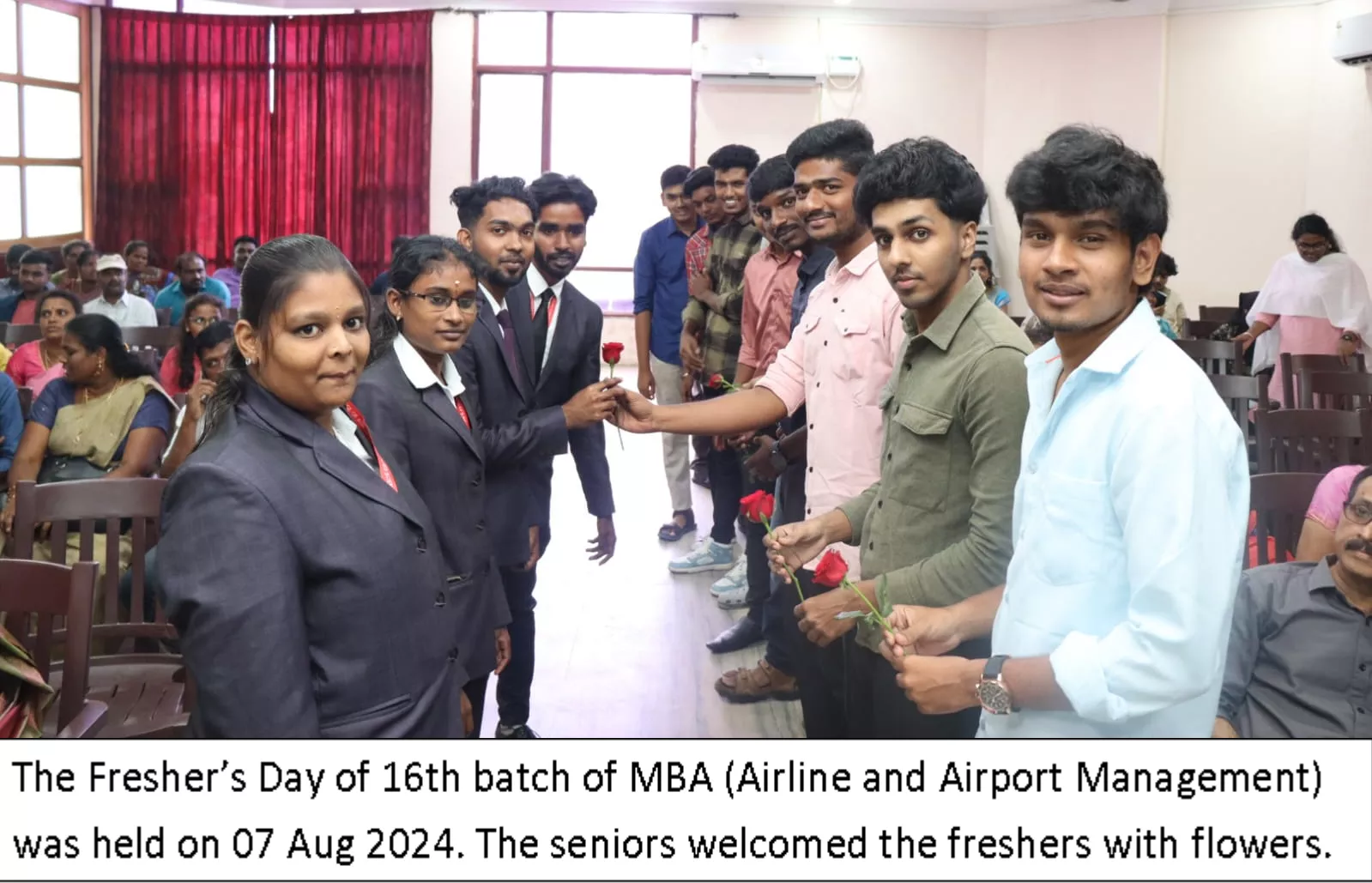 The fresher’s day of AME batches No 99 , 100 & 101